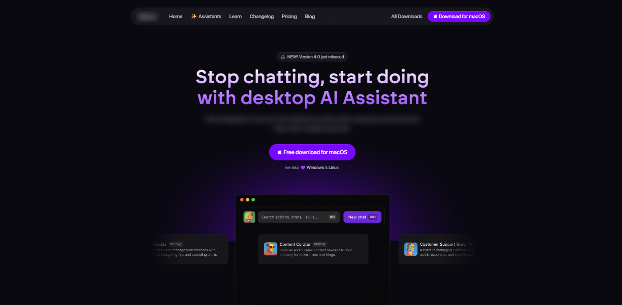 Platform application